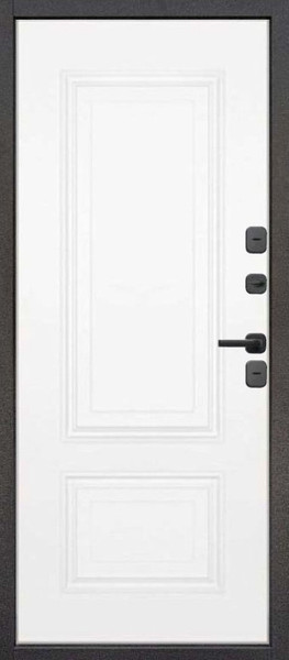 Изображение товара Входная дверь Guard МПТ-28 86x205 правая (муар 7024/белый матовый)