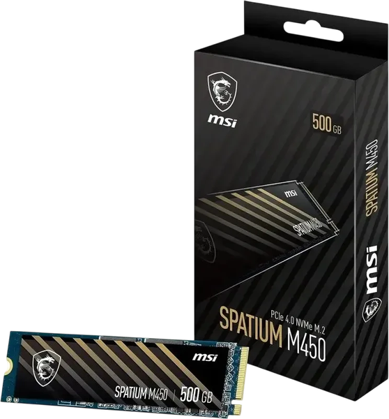 Изображение товара SSD диск MSI Spatium M450 500GB (S78-440K380-P83)