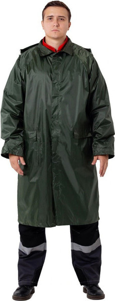 Изображение товара Плащ рабочий Fujian Rising Outdoor Нейлоновый с карманами / ПН1002 (р.60-62, зеленый)