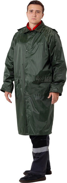 Изображение товара Плащ рабочий Fujian Rising Outdoor Нейлоновый с карманами / ПН1002 (р.60-62, зеленый)