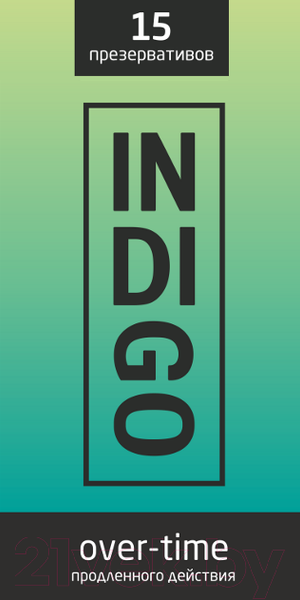 Изображение товара Презервативы INDIgo Over-Time №15 продленного действия