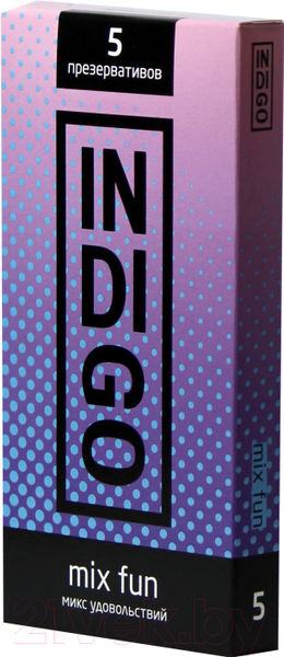 Изображение товара Презервативы INDIgo Mix Fun №5 микс удовольствий