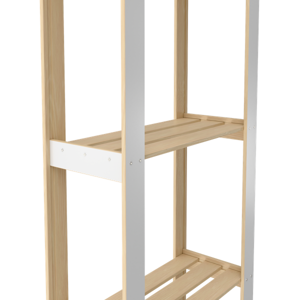 Изображение товара Этажерка Mio Tesoro Эко 635x278x1590 / 2.14.21.001.18 (белый)