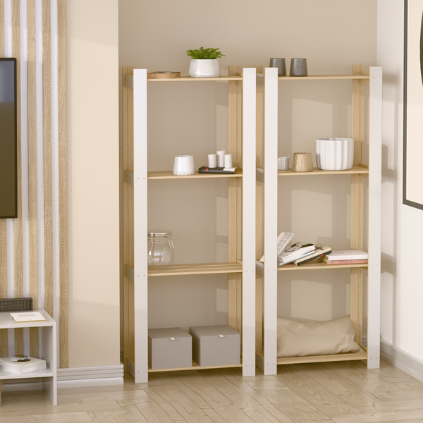 Изображение товара Этажерка Mio Tesoro Эко 635x278x1590 / 2.14.21.001.18 (белый)