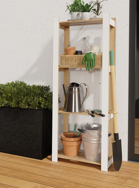 Изображение товара Этажерка Mio Tesoro Эко 635x278x1590 / 2.14.21.001.18 (белый)