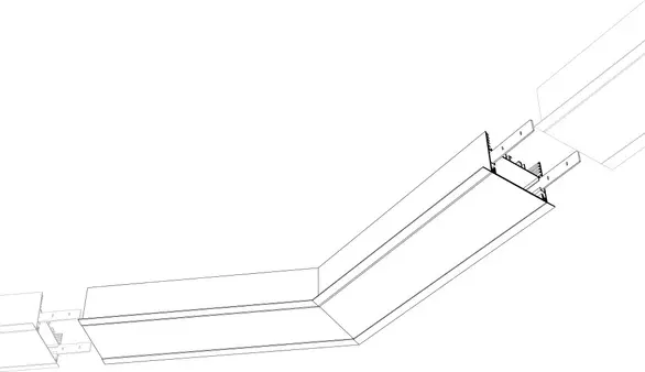 Изображение товара Угол профиля для светодиодной ленты Arlight SL-LINIA65-F-135 / 030123