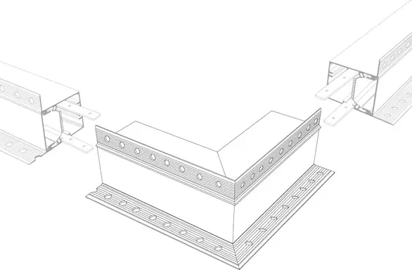 Изображение товара Угол профиля для светодиодной ленты Arlight SL-LINIA55-FANTOM-EDGE внешний / 030137