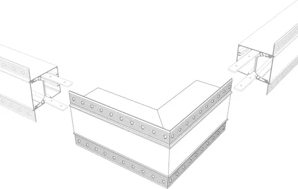 Изображение товара Угол профиля для светодиодной ленты Arlight SL-LINIA55-FANTOM внешний / 030131