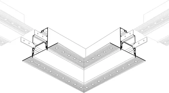 Изображение товара Угол профиля для светодиодной ленты Arlight SL-LINIA55-FANTOM / 030132