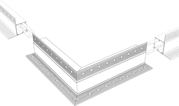 Изображение товара Коннектор для профиля для светодиодной ленты Arlight SL-LINIA32-FANTOM-EDGE внешний / 030101