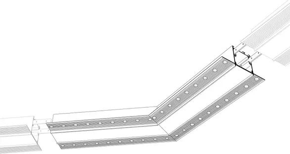 Изображение товара Коннектор для профиля для светодиодной ленты Arlight SL-LINIA32-FANTOM-135 / 030093