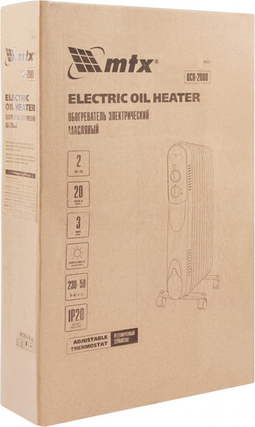 Изображение товара Масляный радиатор MTX OCH-2000 / 98303