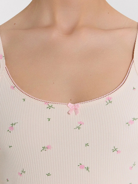 Изображение товара Комплект домашней одежды Mark Formelle 592336 (р.164/170-92-98, цветы на кремовом)