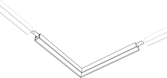 Изображение товара Коннектор для профиля для светодиодной ленты Arlight SL-LINE-2522 BLACK / 044940