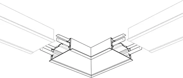 Изображение товара Коннектор для профиля для светодиодной ленты Arlight S2-LINIA94-F-L90 прямой / 021282