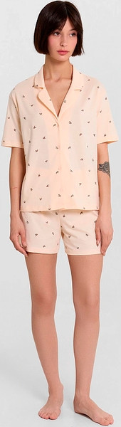 Изображение товара Пижама Mark Formelle 592553 (р.164/170-88-94, цветочки на персиковом креме)