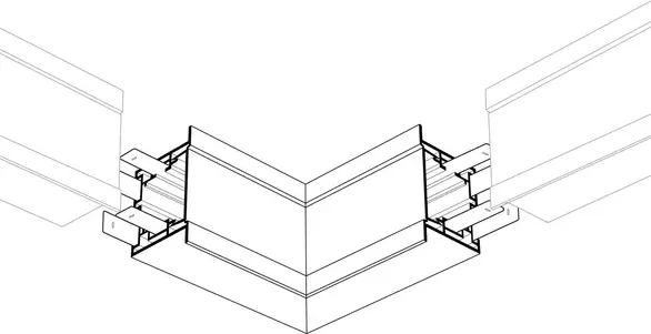 Изображение товара Угол профиля для светодиодной ленты Arlight S2-LINIA55-F-L90N внутренний / 021273