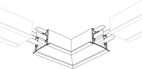 Изображение товара Коннектор для профиля для светодиодной ленты Arlight S2-LINIA55-F-L90 прямой / 021272