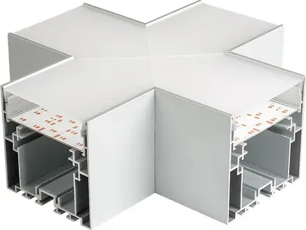 Изображение товара Коннектор для профиля для светодиодной ленты Arlight S2-LINE-7977-X90 крестовой / 021265