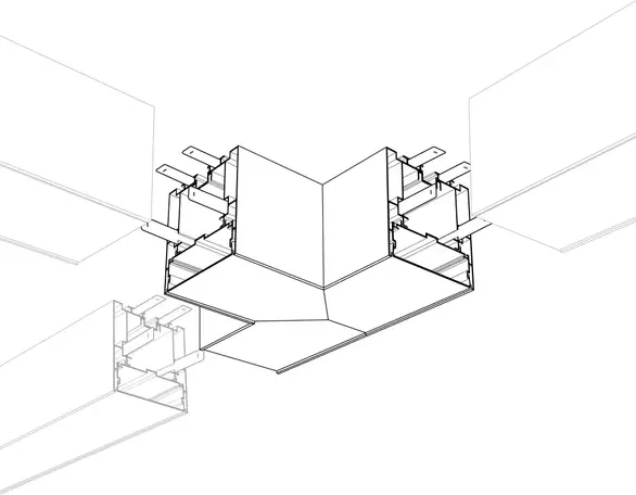Изображение товара Угол профиля для светодиодной ленты Arlight S2-LINE-7977-T90 тройной / 021264