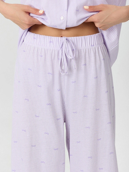 Изображение товара Пижама Mark Formelle 592554 (р.164/170-96-102, бантики на лиловой полоске)