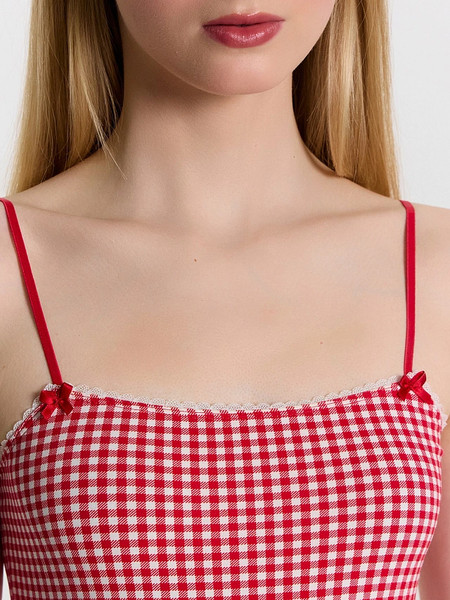 Изображение товара Сорочка Mark Formelle 572393 (р.164/170-84-90, клетка виши красная)