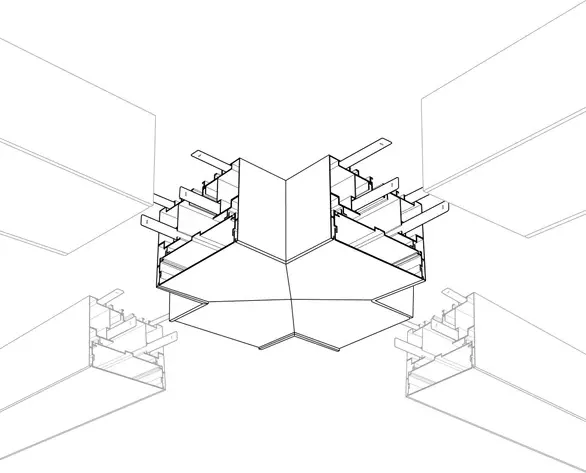 Изображение товара Коннектор для профиля для светодиодной ленты Arlight S2-LINE-10570-X90 крестовой / 021271