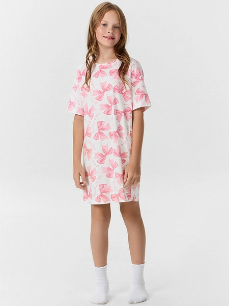 Изображение товара Сорочка детская Mark Formelle 577717 (р.128-64, бантики на белом)