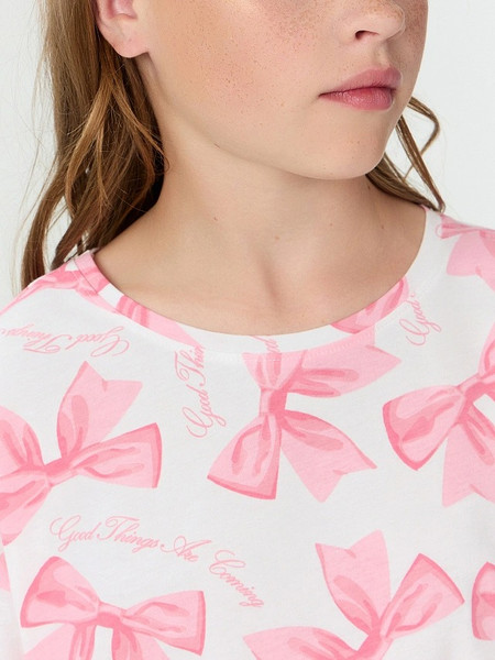 Изображение товара Сорочка детская Mark Formelle 577717 (р.128-64, бантики на белом)