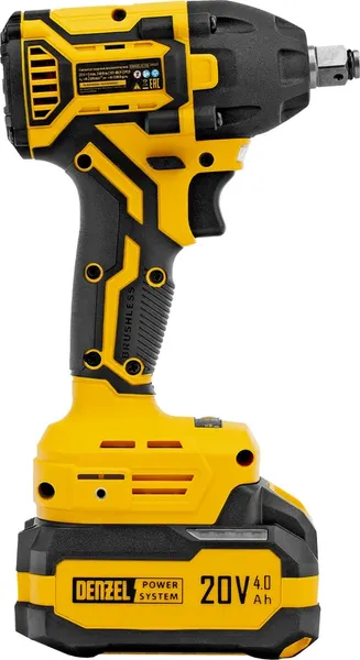Изображение товара Аккумуляторный гайковерт Denzel CIWH-BL-20-350 / 26520
