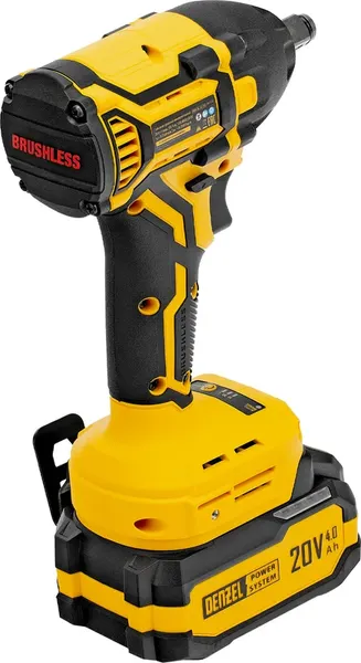 Изображение товара Аккумуляторный гайковерт Denzel CIWH-BL-20-350 / 26520