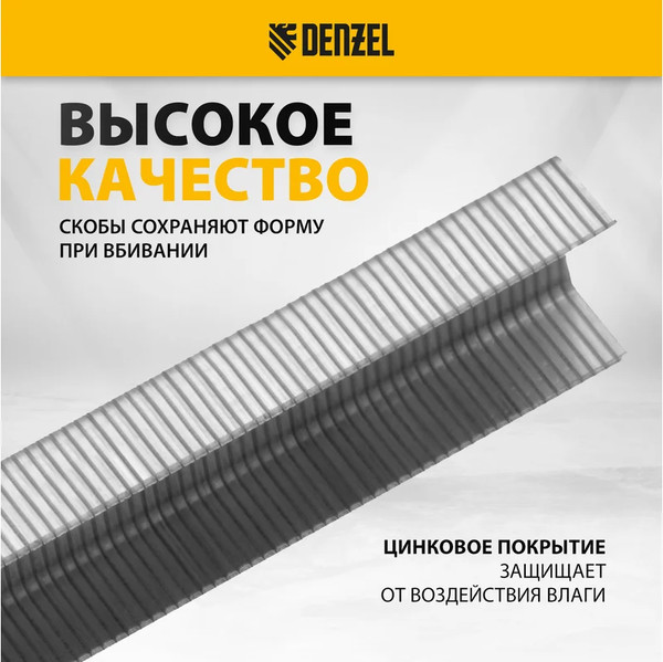 Изображение товара Скобы Denzel 10мм / 41102 (2000шт)