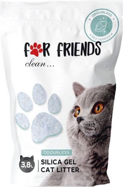 Изображение товара Наполнитель для туалета For Friends Силикагелевый / TUZ951 (3.8л)