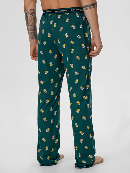 Изображение товара Штаны домашние Mark Formelle 581134 (р.86-182/188, пиво на темно-зеленом)