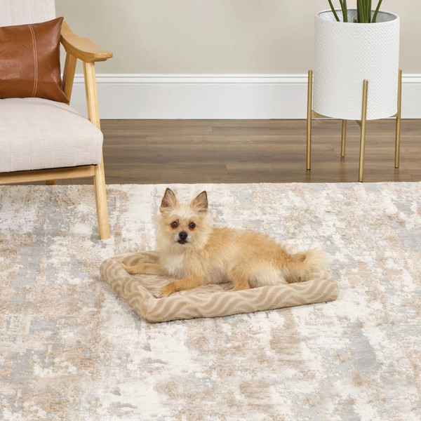 Изображение товара Лежанка для животных Midwest Deluxe Wave Bed / MID027935 (песочный)