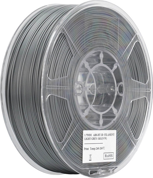 Изображение товара Пластик для 3D-печати eSUN ABS-HT / ABS-HT175H1TZ1 (1.75мм, 1кг, серый)