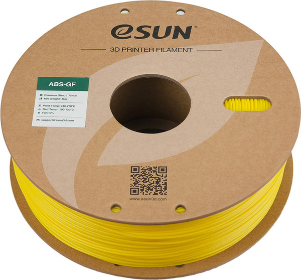Изображение товара Пластик для 3D-печати eSUN ABS-GF / ABS-GF175Y1TZ1 (1.75мм, 1кг, желтый)