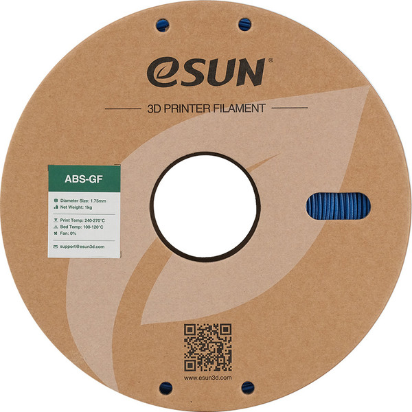 Изображение товара Пластик для 3D-печати eSUN ABS-GF / ABS-GF175U1TZ1 (1.75мм, 1кг, синий)