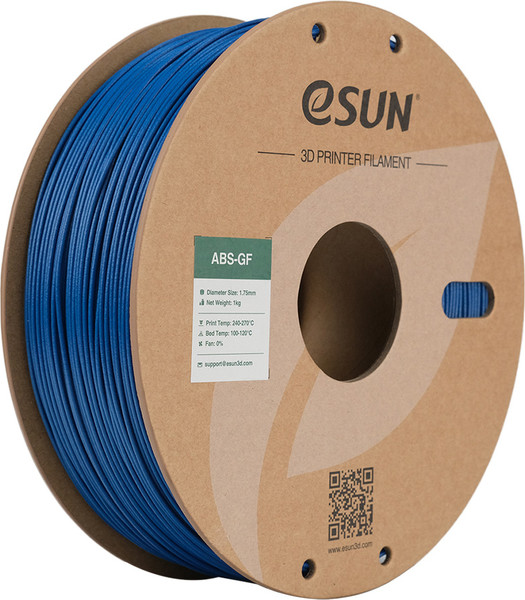 Изображение товара Пластик для 3D-печати eSUN ABS-GF / ABS-GF175U1TZ1 (1.75мм, 1кг, синий)