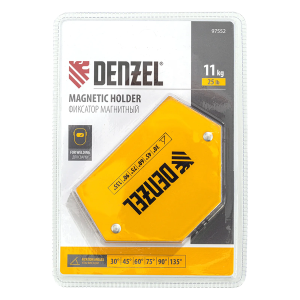 Изображение товара Магнитный фиксатор Denzel 30х45х60х75х90х135 град / 97552
