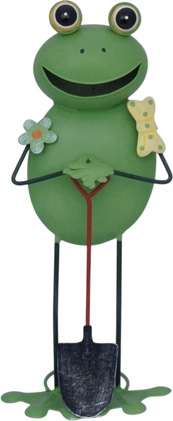 Изображение товара Фигурка для сада Klesto Лягушка прораб с лопатой Z26407