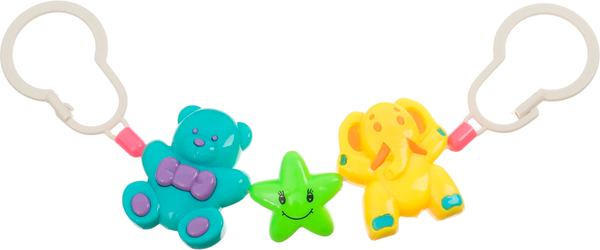 Изображение товара Подвеска на кроватку Крошка Я Растяжка Мишка, звезда, слоник / 3601760