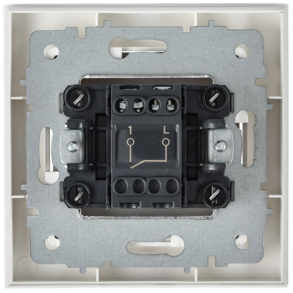 Изображение товара Выключатель IEK Brite BR-V10-0-10-K91-F (арктический белый)
