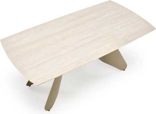 Изображение товара Обеденный стол Halmar Salix 180-260x90 (травертин/кашемир)