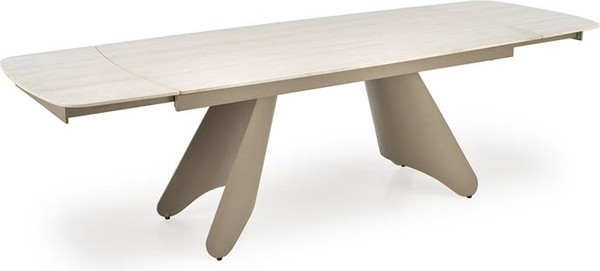 Изображение товара Обеденный стол Halmar Salix 180-260x90 (травертин/кашемир)