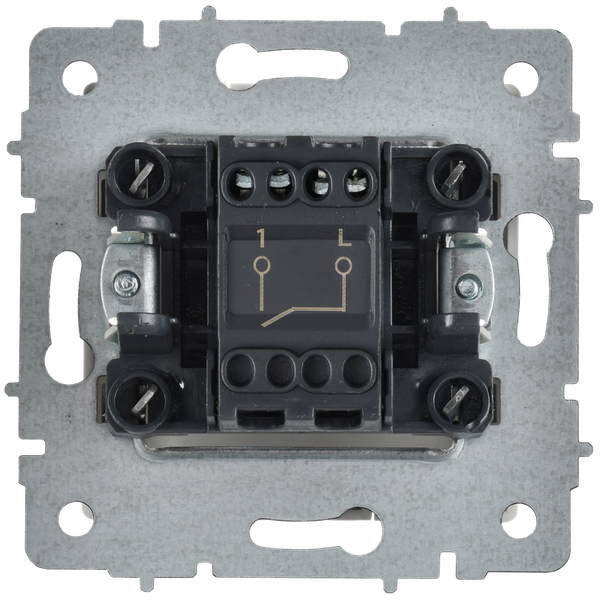 Изображение товара Выключатель IEK Brite BR-V10-0-10-K91 (арктический белый)