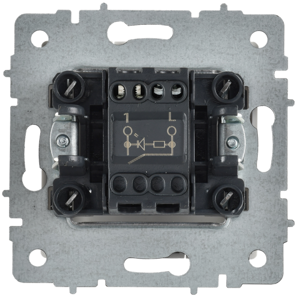 Изображение товара Выключатель IEK Brite BR-V10-1-10-K91 (арктический белый)