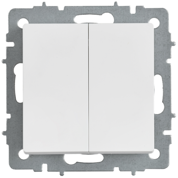 Изображение товара Выключатель IEK Brite BR-V20-0-10-K91 (арктический белый)