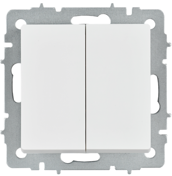 Изображение товара Выключатель IEK Brite BR-V23-0-10-K91 (арктический белый)