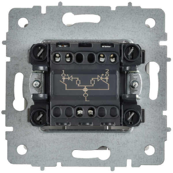 Изображение товара Выключатель IEK Brite BR-V20-1-10-K91 (арктический белый)